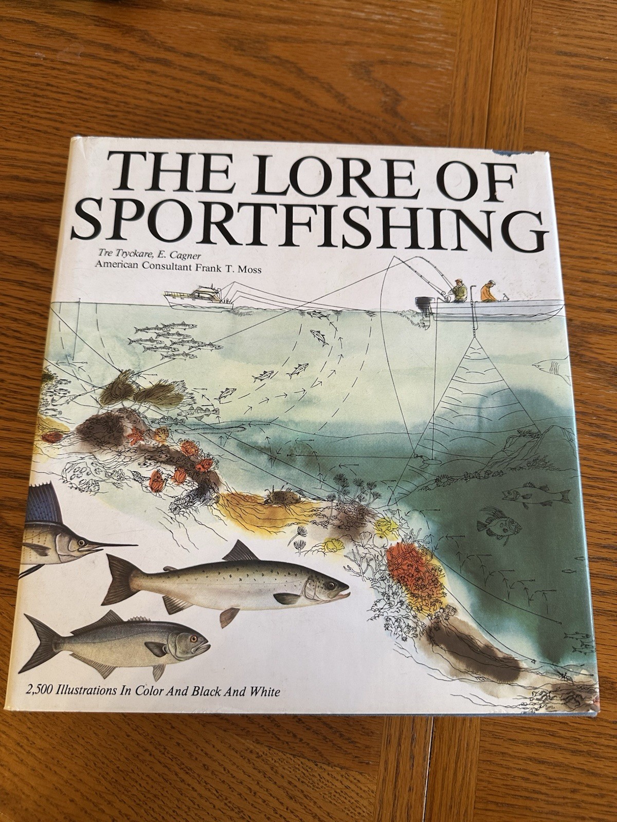 Vintage 1993 The Lore Of Sportfishing Hardcover Illustrated 419 Pages Book
