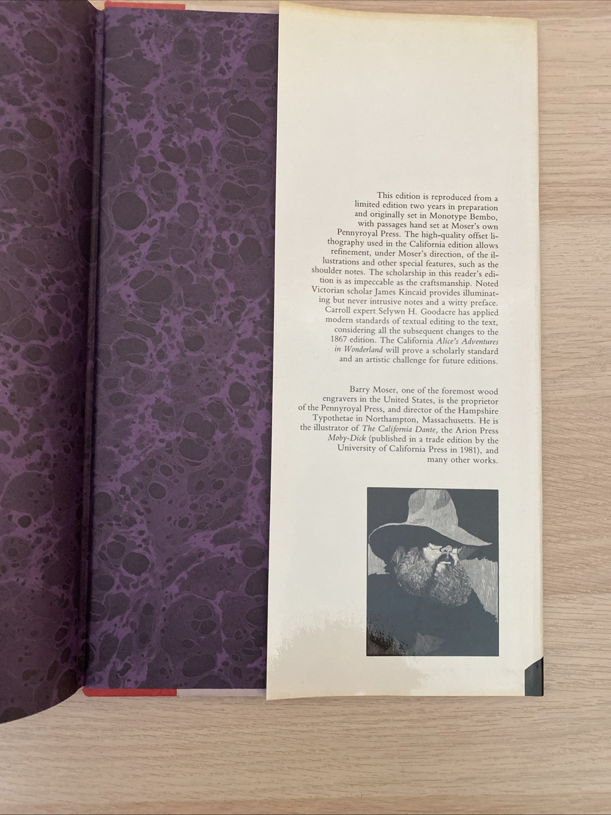 Alice’s Adventures in Wonderland 1982 by Lewis Carroll, First Print Pennyroyal