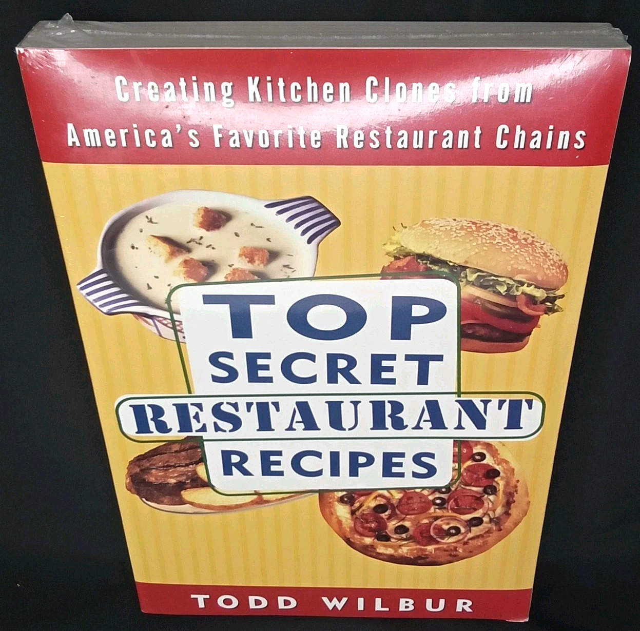 Vintage 1997 Cookbook Top Secret Restaurant Recipes Paperback 336 Pages Sealed