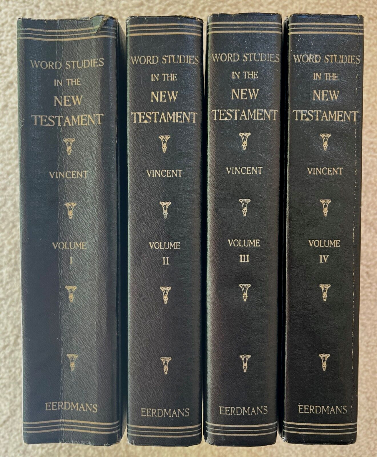 Word Studies in the New Testament by Vincent 4 Vol. 1976 Wm B Eerdman’s Pub. Co.