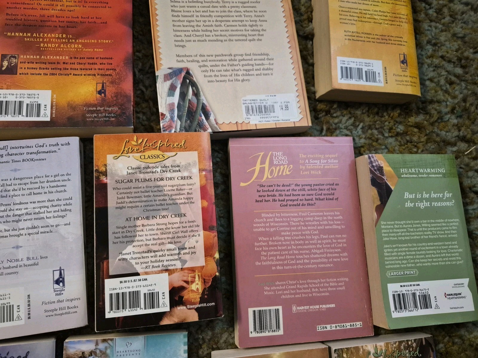LOVE INSPIRED ROMANCE PAPERBACK BOOKS MISC ROMANCE TITLES LOT OF 22