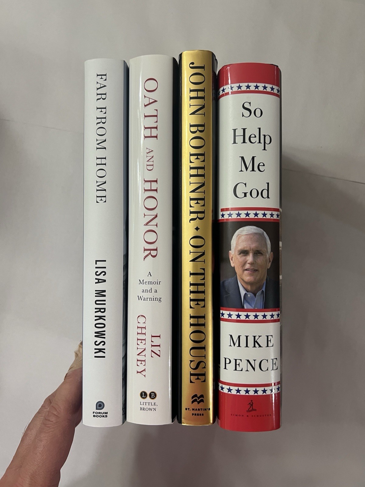 Hardcover Biography Politics ~ Liz Cheney, Mike Pence, Lisa Murkowski, & MORE