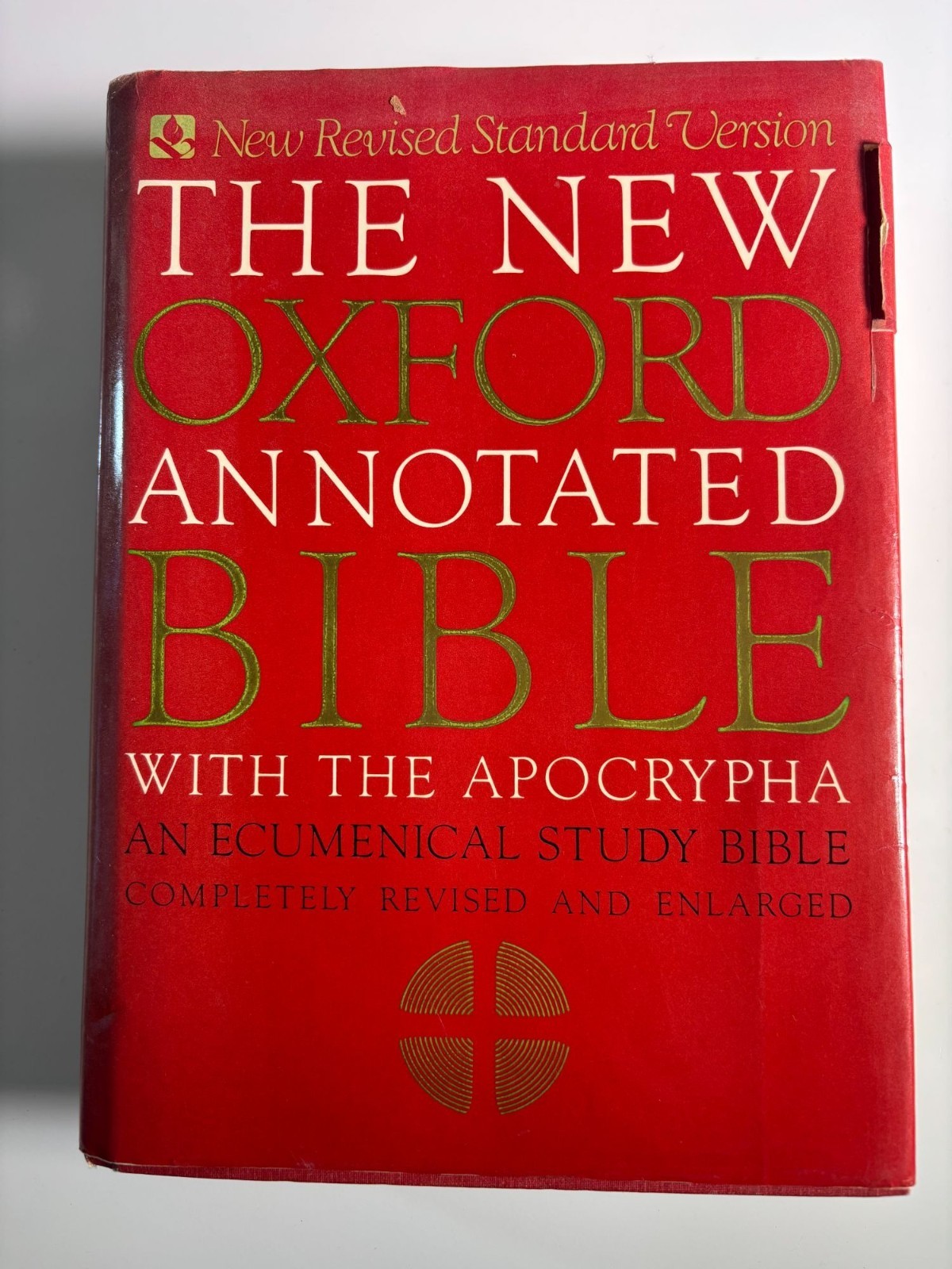 The New Oxford Annotated Bible With Apocrypha Hardcover 1991 Ecumenical Study Ed