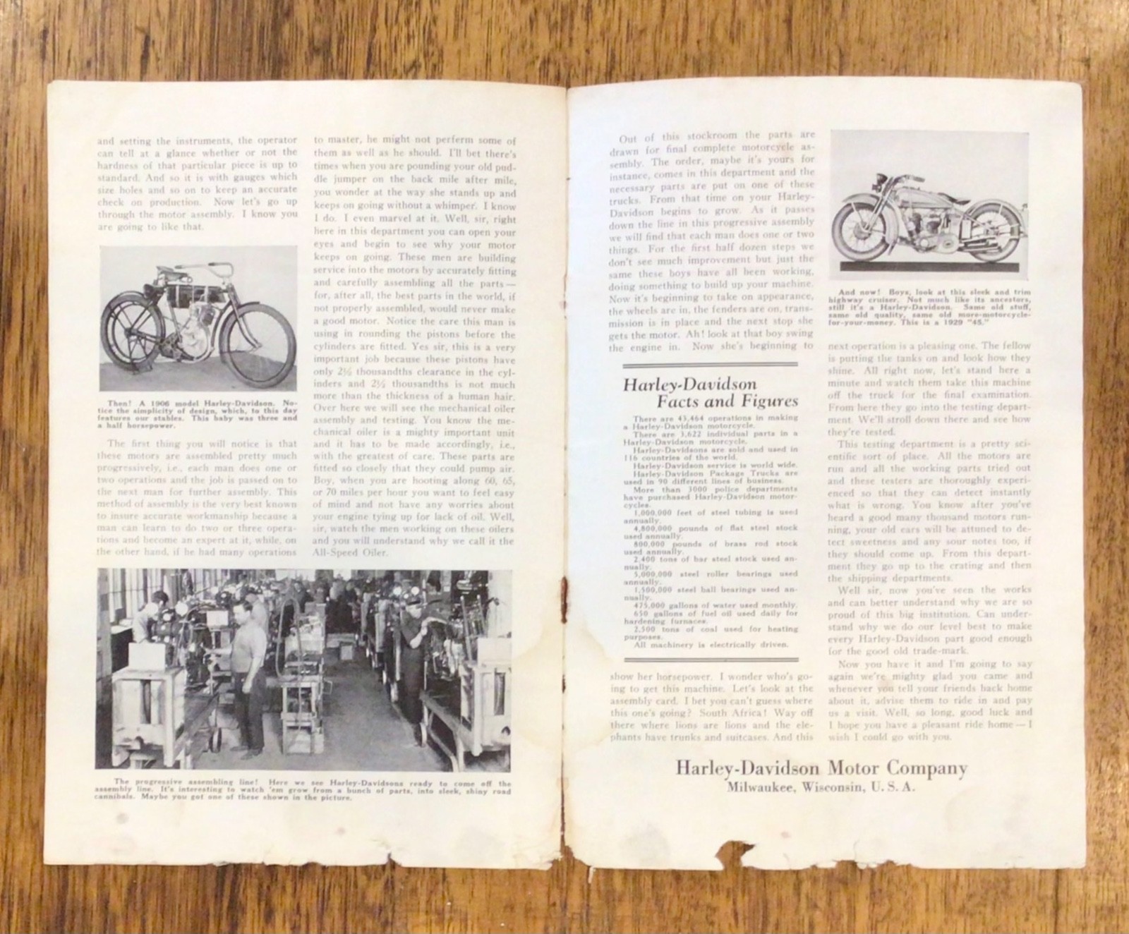RARE: (1926-1931) ‘THE HARLEY-DAVIDSON Enthusiast”. 4 x Motorcycle Magazines