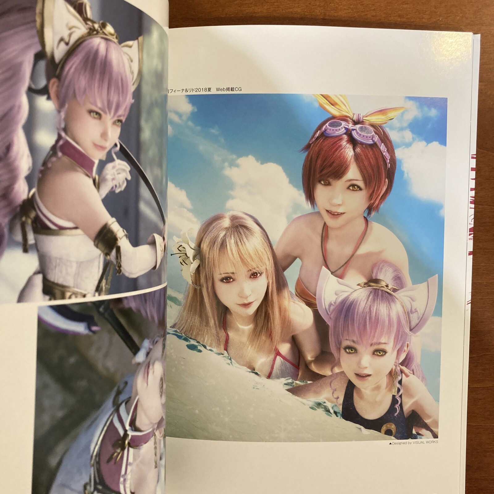 FINAL FANTASY BRAVE EXVIUS The Art Works III Art Book Illustration