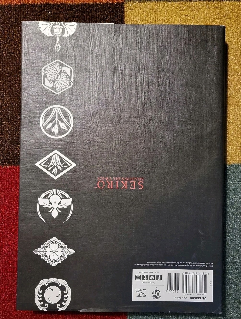 Sekiro: Shadows Die Twice Official Art Book Artworks (English)