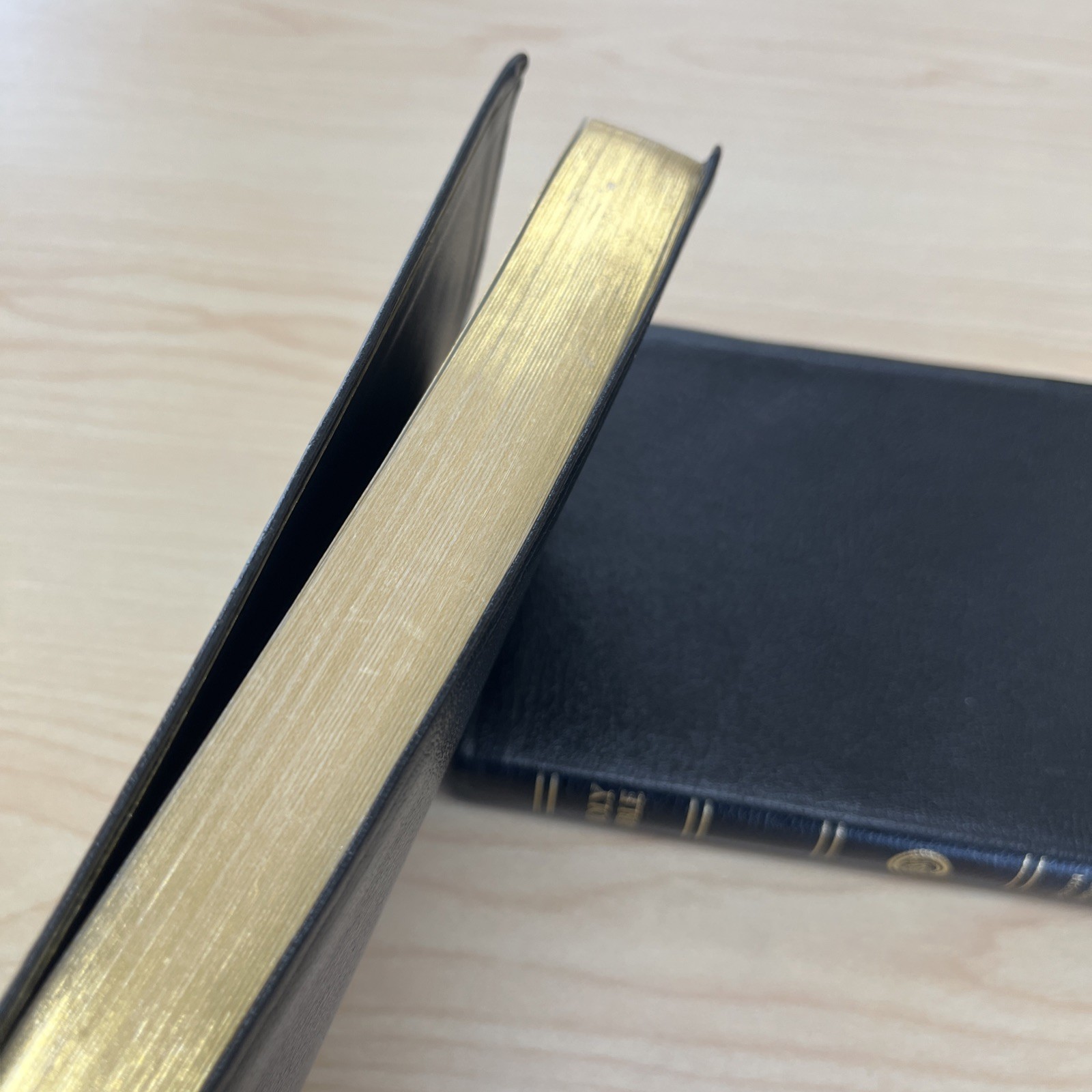 ESV Classic Thinline Bible Genuine Leather Black English Standard Version