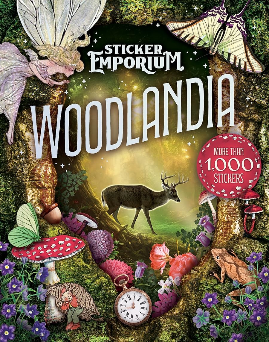 Sticker Emporium Woodlandia – 1000+ Exquisite Vintage Stickers for Scrapbook…