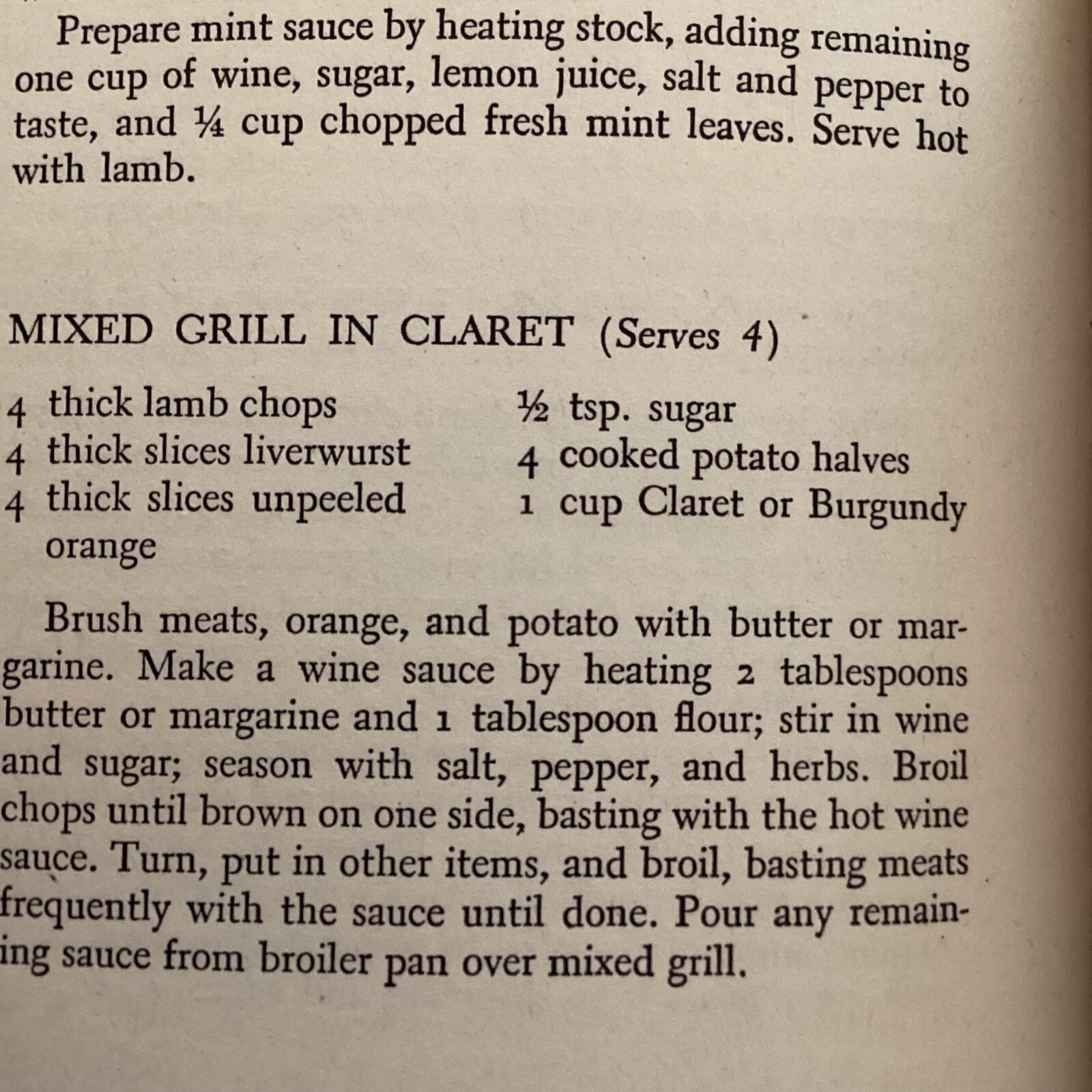 VTG ANNE DIRECTOR / THE STANDARD WINE COOK BOOK / FIRST EDITION, 1948 Anne