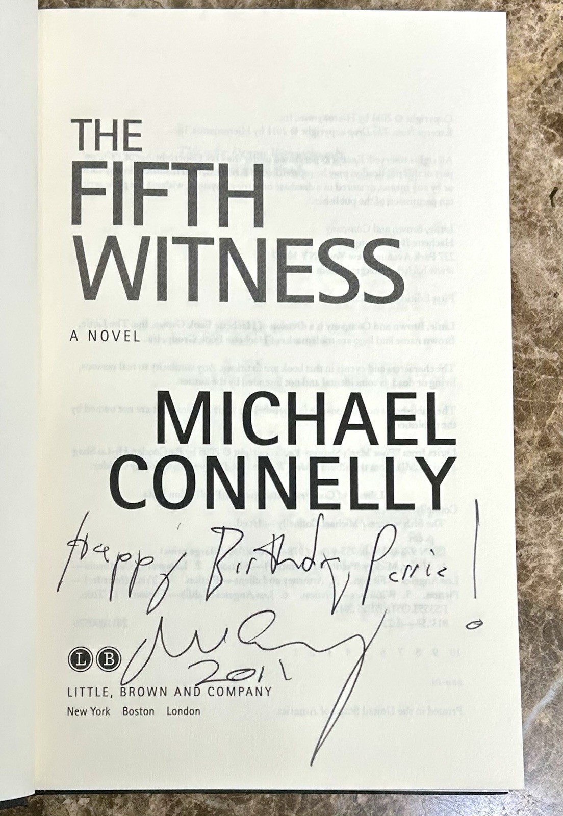 Michael Connelly LINCOLN LAWYER Complete Set 1-8 SIGNED Hardcover 1st Edition