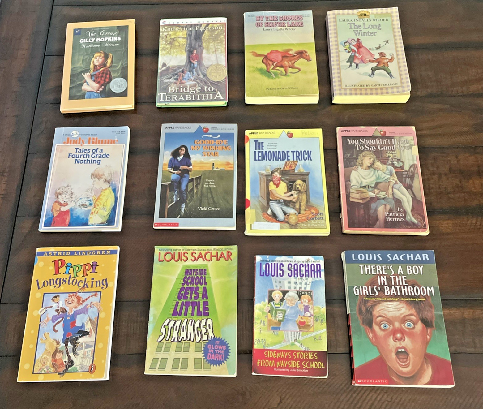 Vintage Children’s Book Lot 12 Little House Series Sachar Blume Paterson 70s-90s