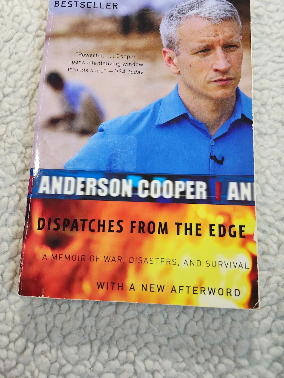 Anderson Cooper Dispatches From The Edge Paperback Memoir Harper 2007 Used PB