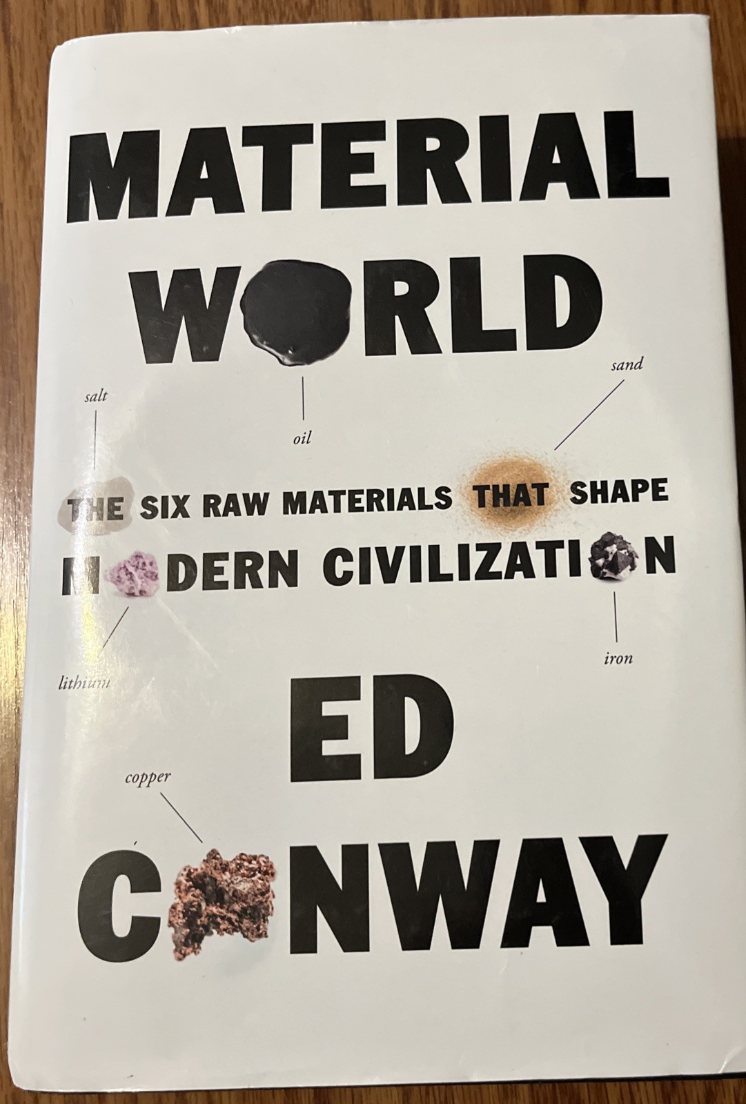 Material World: The Six Raw Materials – Hardcover, by Conway Ed – Very Good b