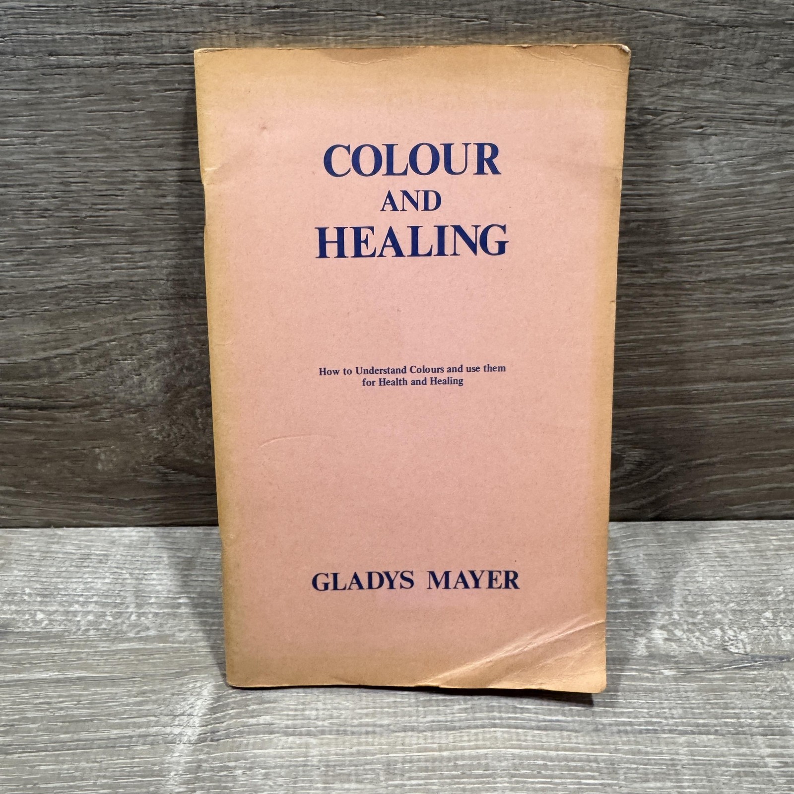 Vintage Colour And Healing Gladys Mayer Books Pink PB United Kingdom 1964