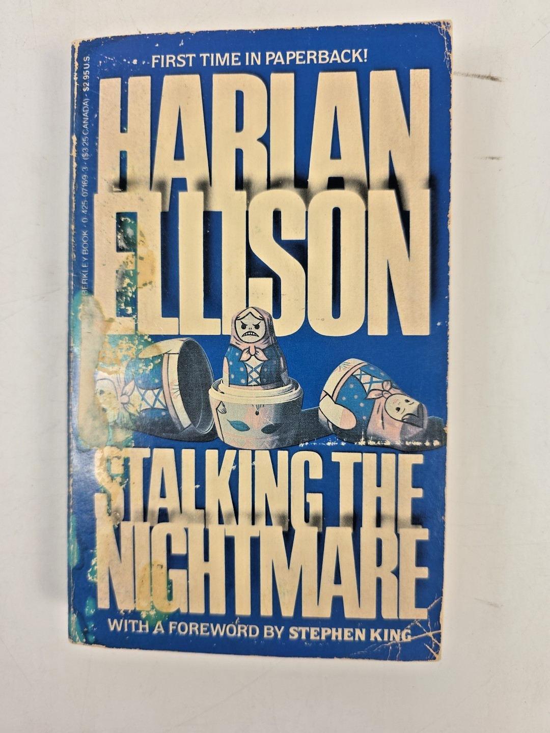 4 Harlan Ellison Lot ~ 1980s Paperbacks ~ Glass Teat, Spider Kiss, Wonder & More