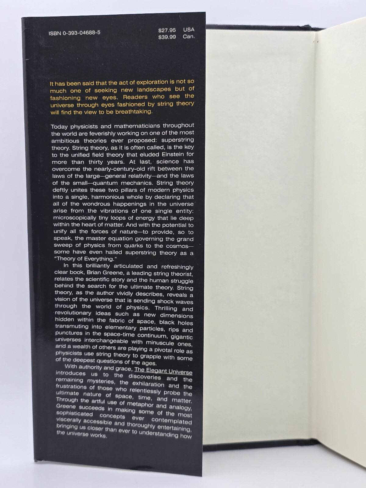 Elegant Universe by Brian Greene (1999, Hardcover)