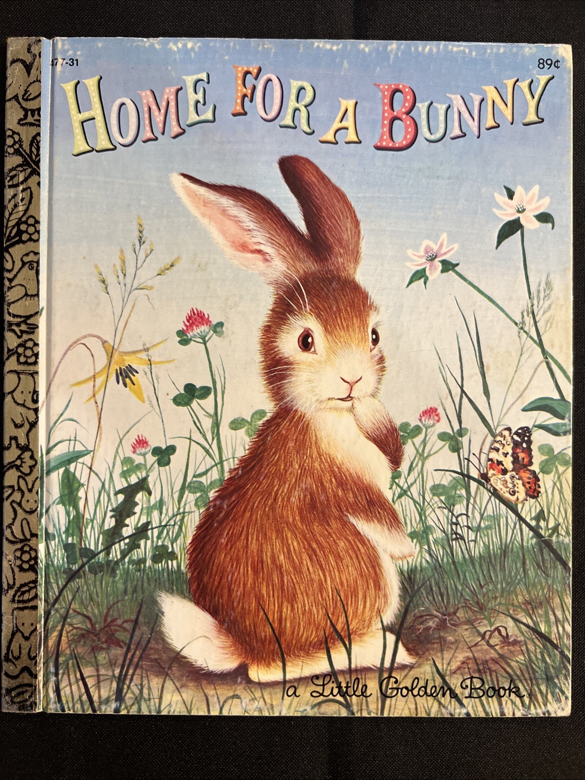 Vintage A Little Golden Book Home For A Bunny 1961 .89 477-31 #4678