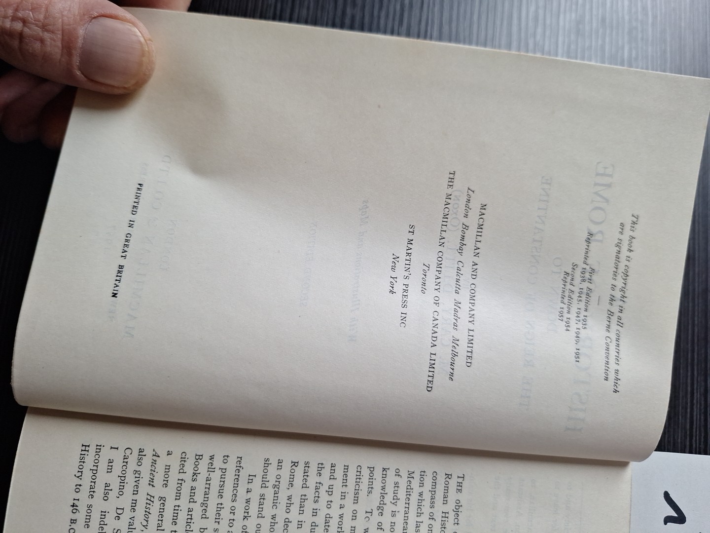 A History of Rome by M. Cary – Second Edition 1957