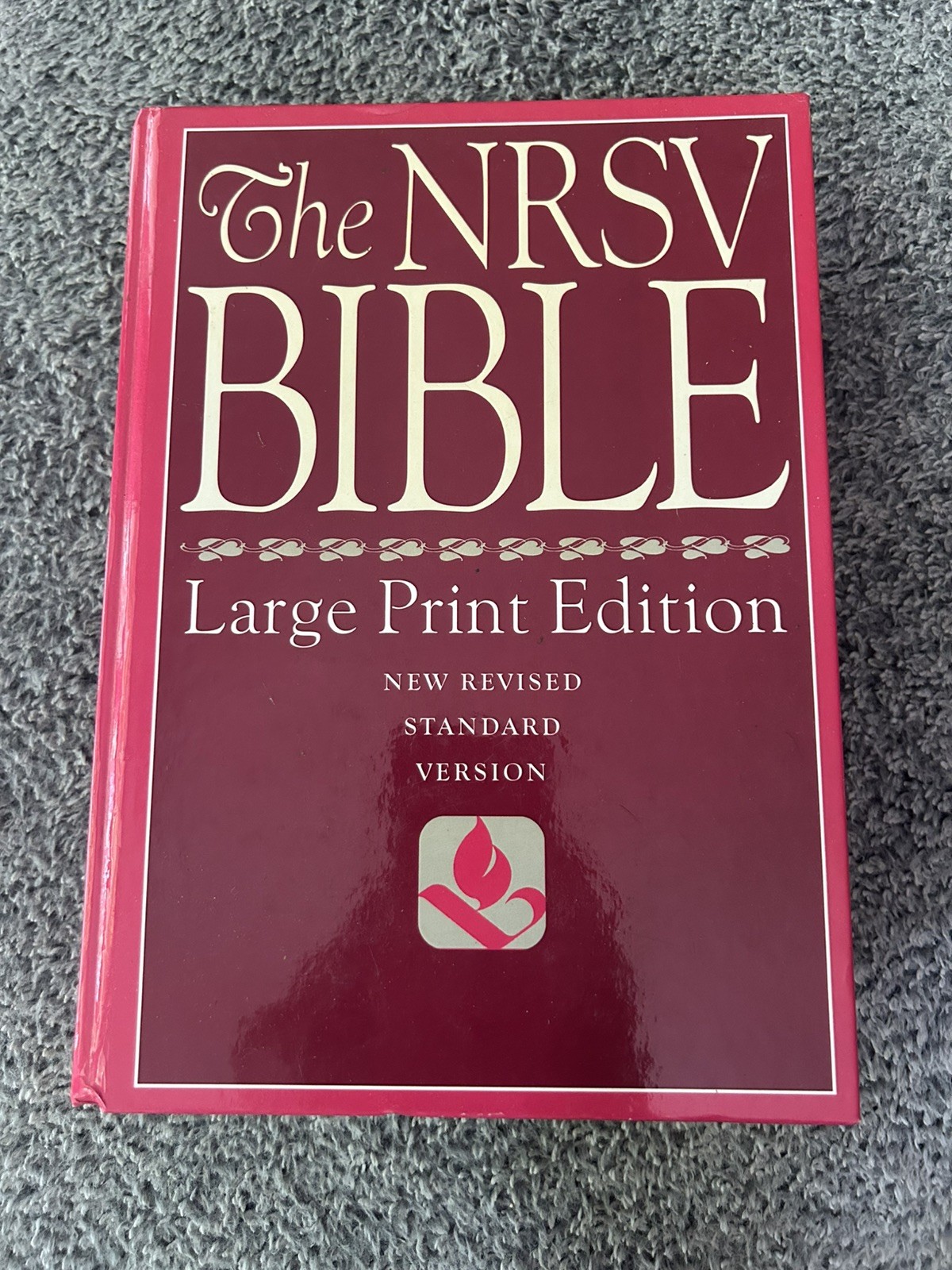 NRSV Bible – Oxford LARGE PRINT Edition – Hardcover – RARE Cover 1995