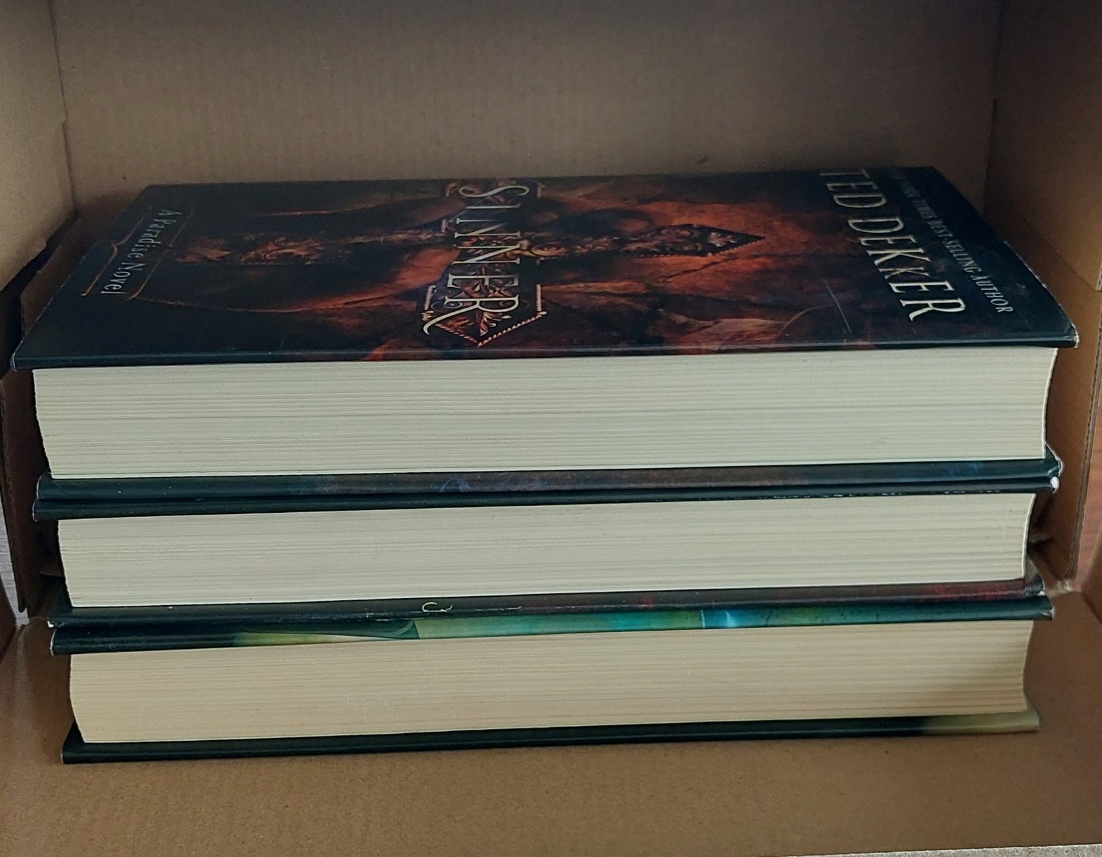 Hardcover Complete Trilogy Paradise Christian Thriller Series HCDJ Ted Dekker
