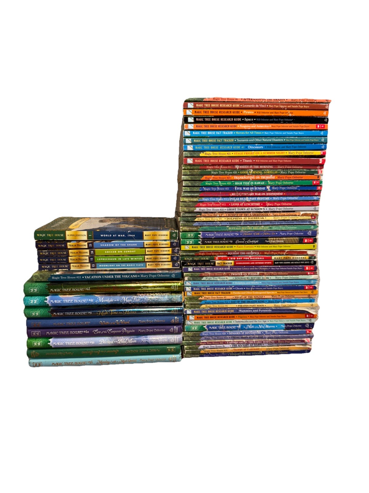 Lot 62 MAGIC TREE HOUSE Mary Osborne Books Merlin Missions RESEARCH GUIDES