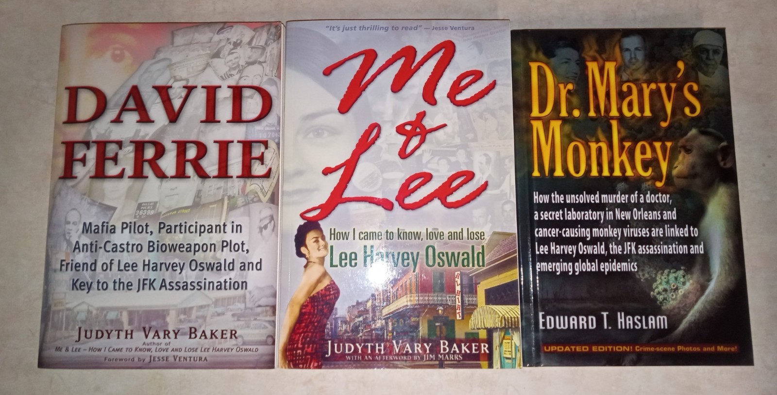 JFK Assassination 3 Great Books! 1,530 Pages! Illustrated.