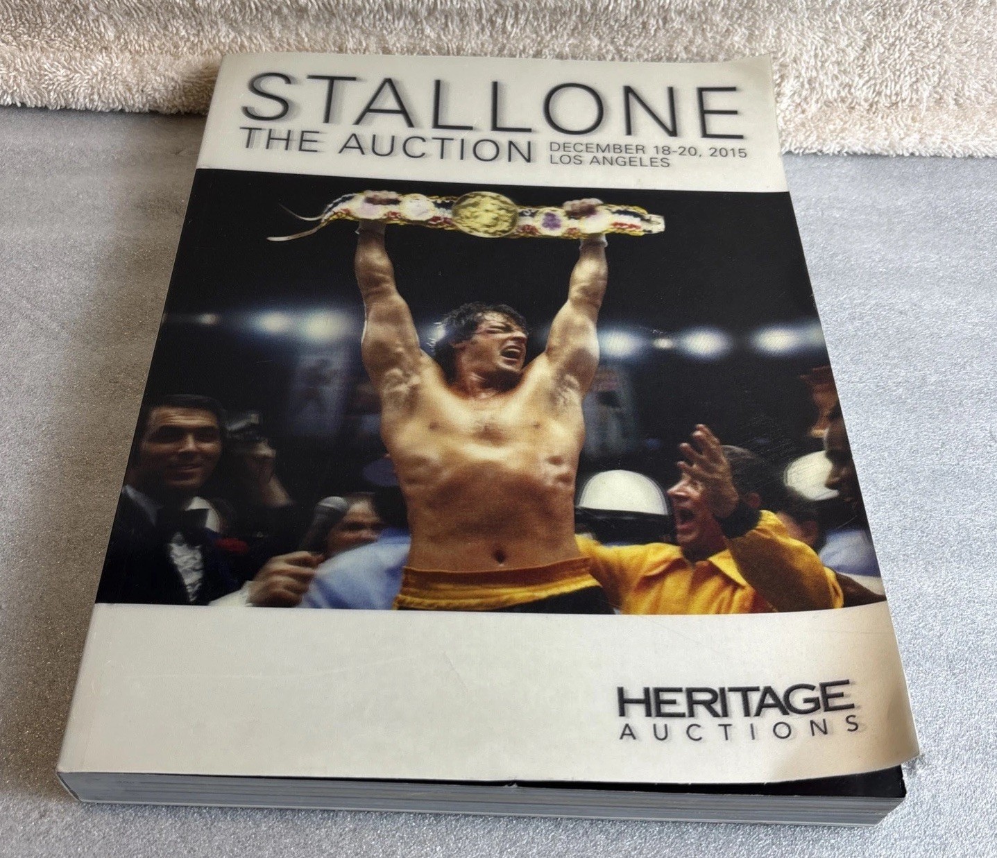 Stallone The Auction 12/18-20/2015 Heritage Auctions Super Rare Rocky Rambo