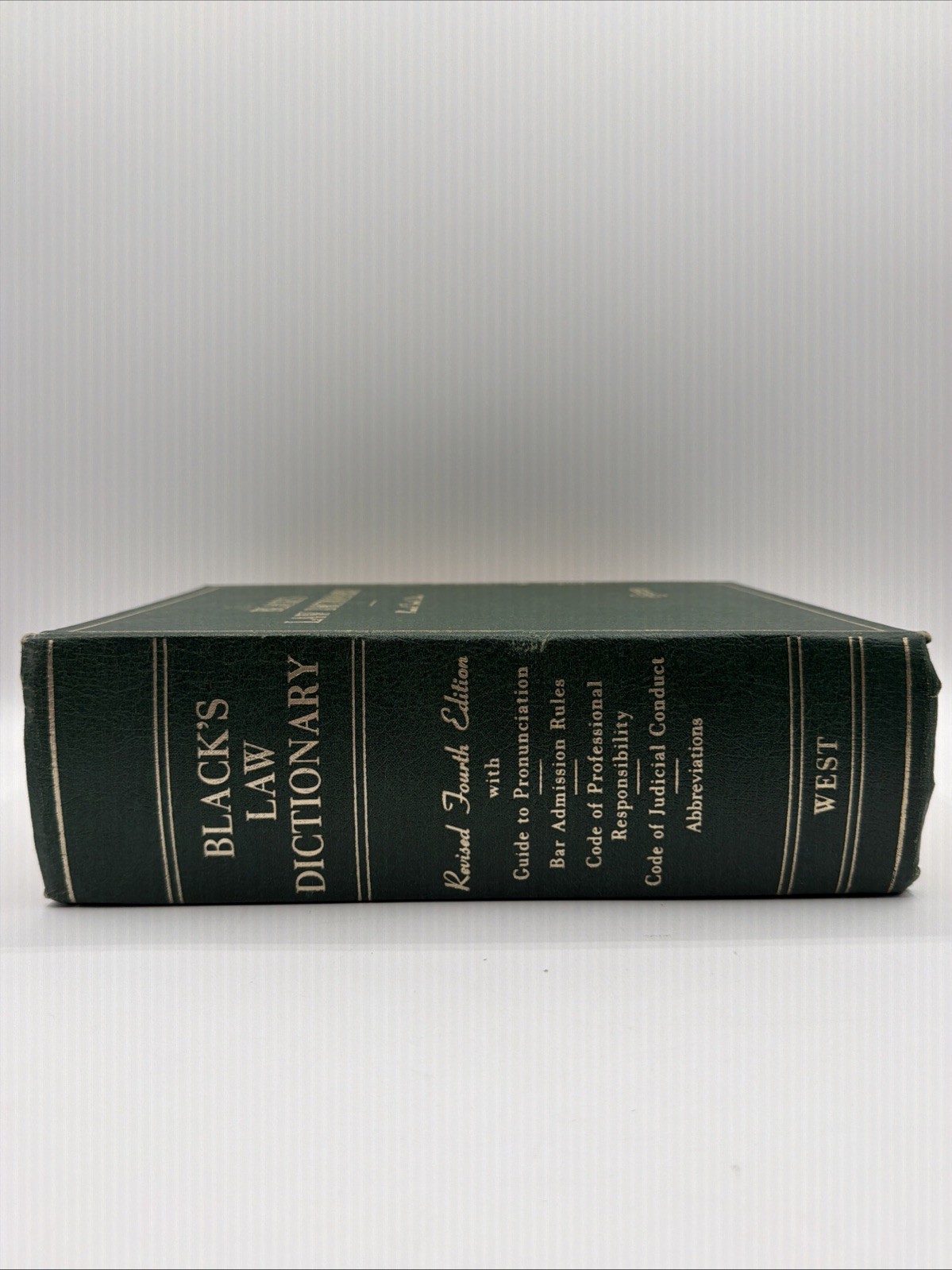 Black’s Law Dictionary Revised Fourth Edition 1975 Henry Campbell Black Reprint