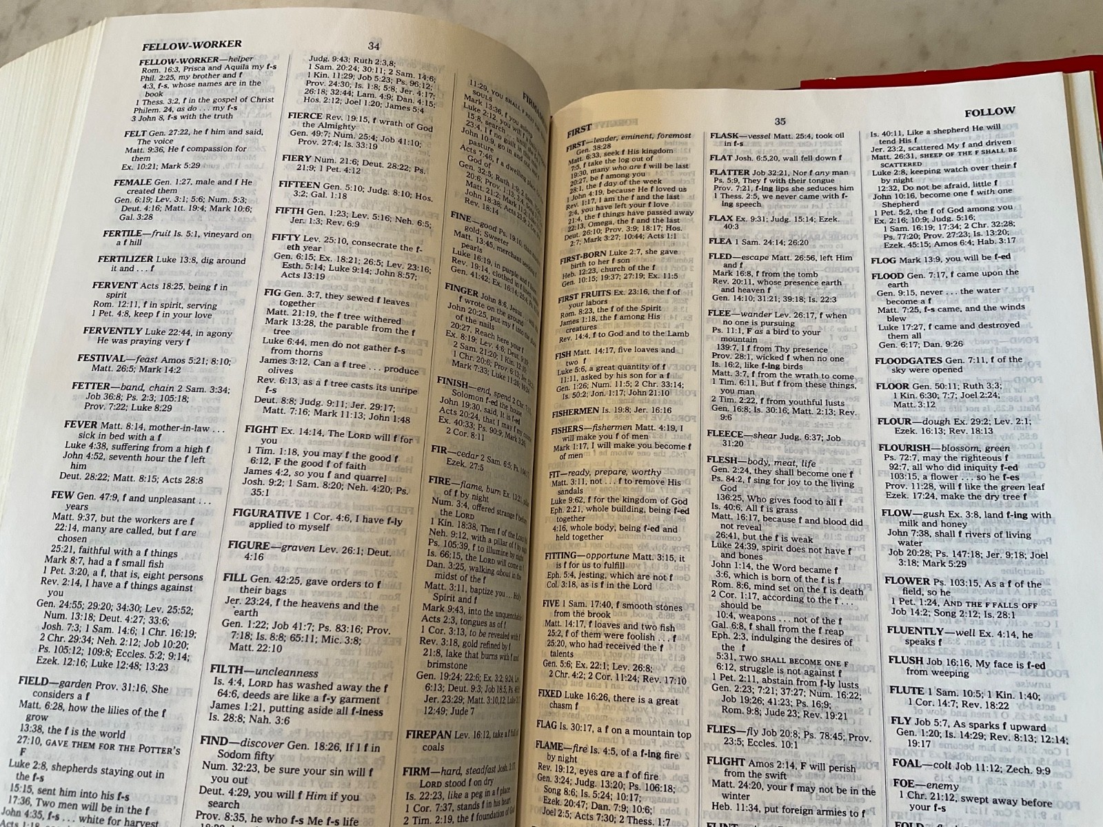 Bible NASB Open Bible 1985 Expanded Edition Red Letter Burgundy Hardcover