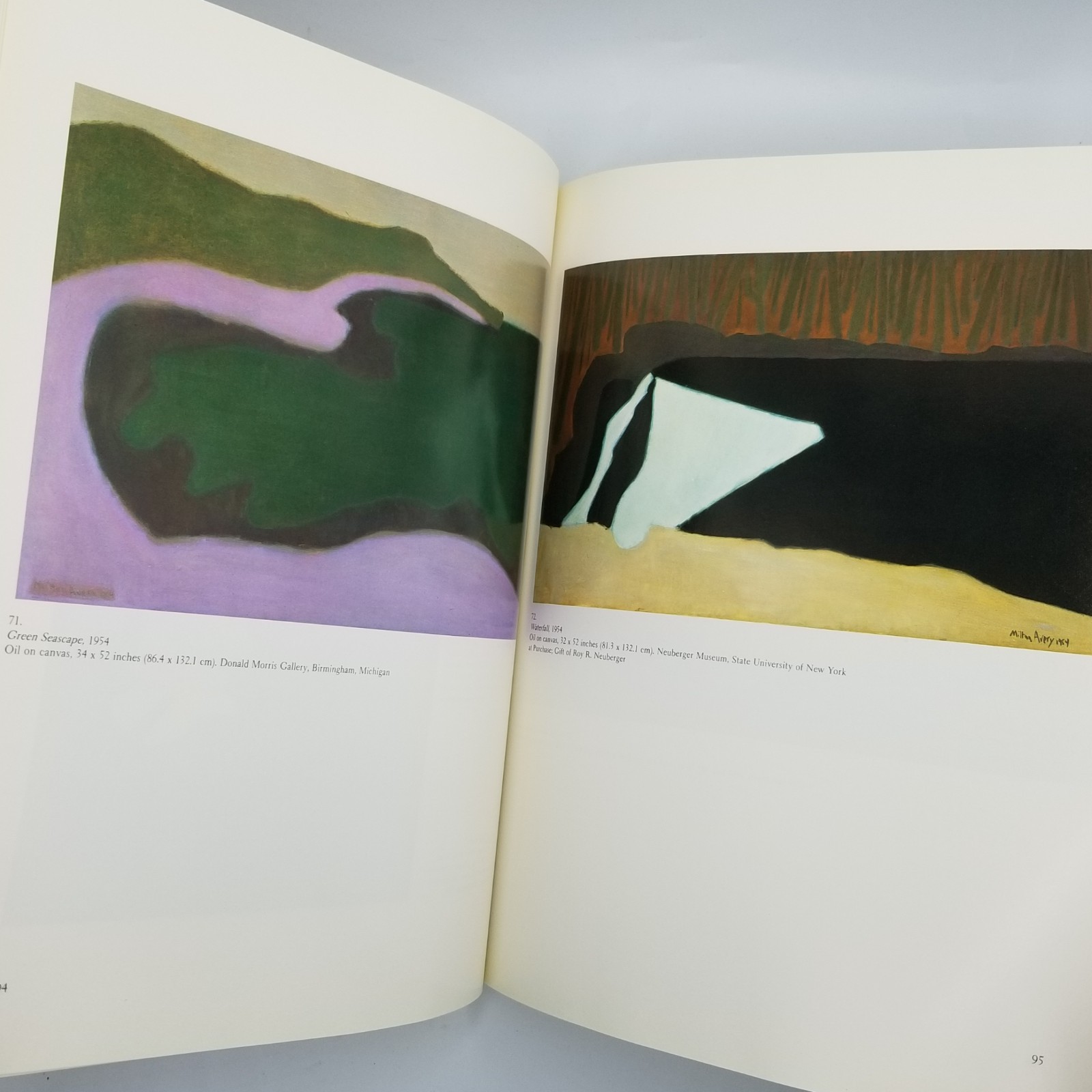 Milton Avery 1982 Whitney Exhibition Catalog 1st Ed – Press Release Included