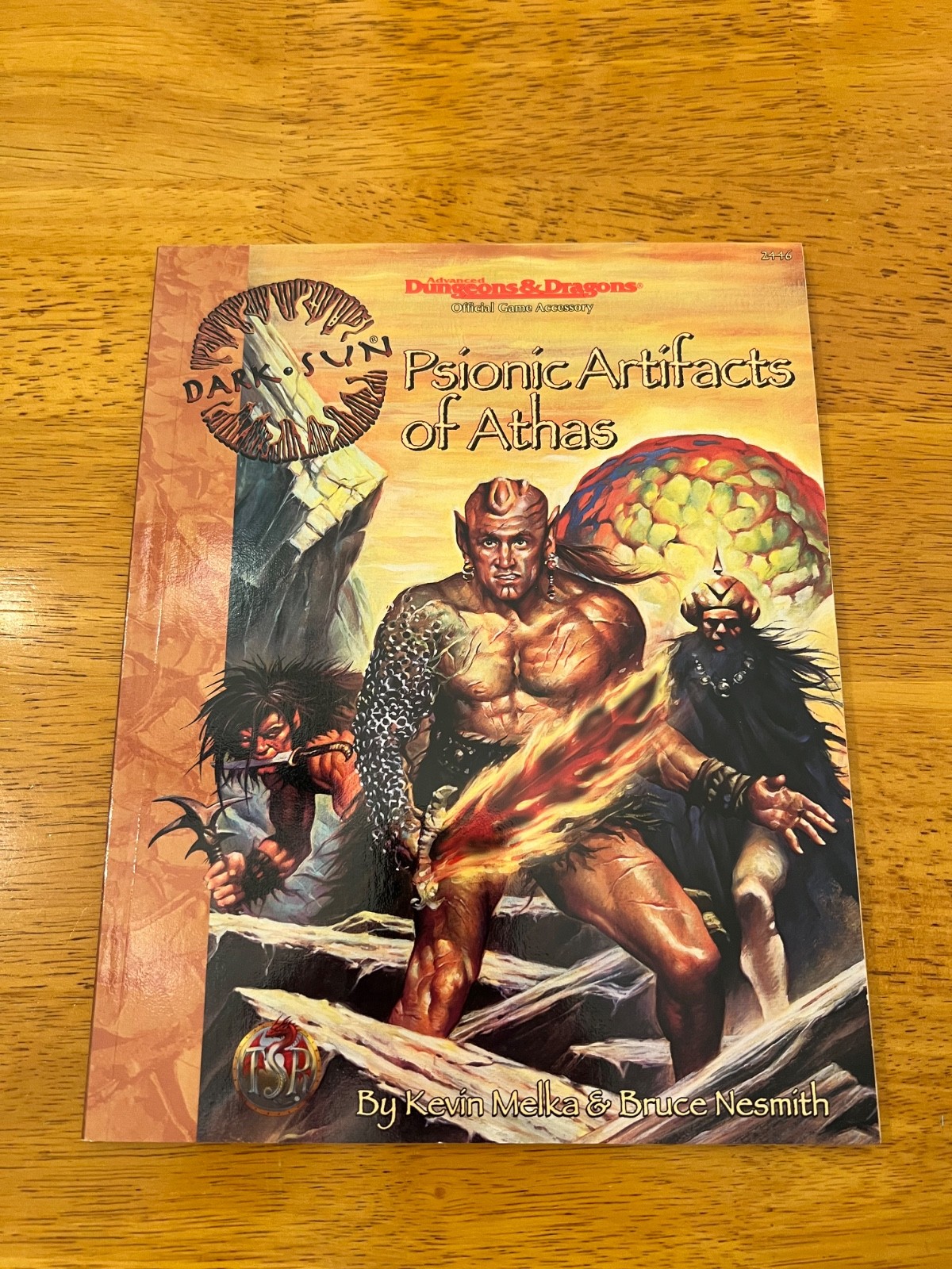 Psionic Artifacts of Athas (Advanced Dungeons Dragons Dark Sun) Original 1996