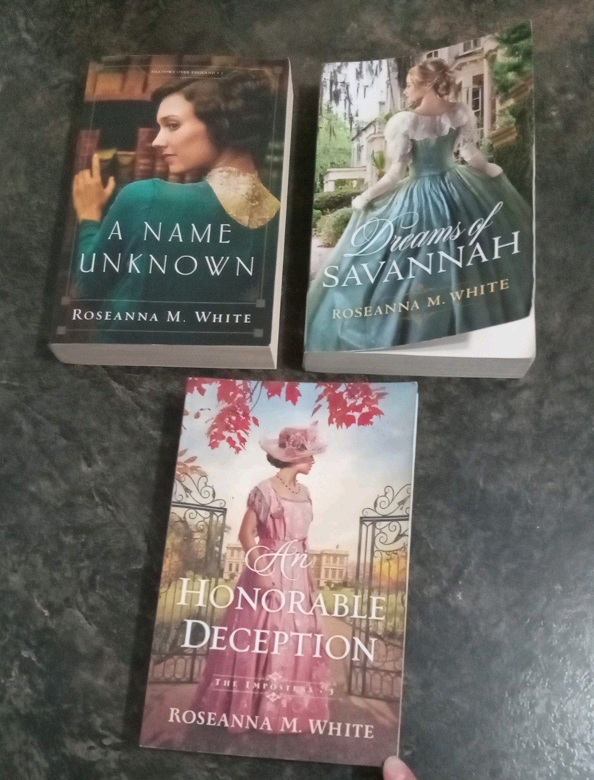 Roseanna M White Lot of 3 An Honorable DeceptionDreams of Savannah A Name Unkown