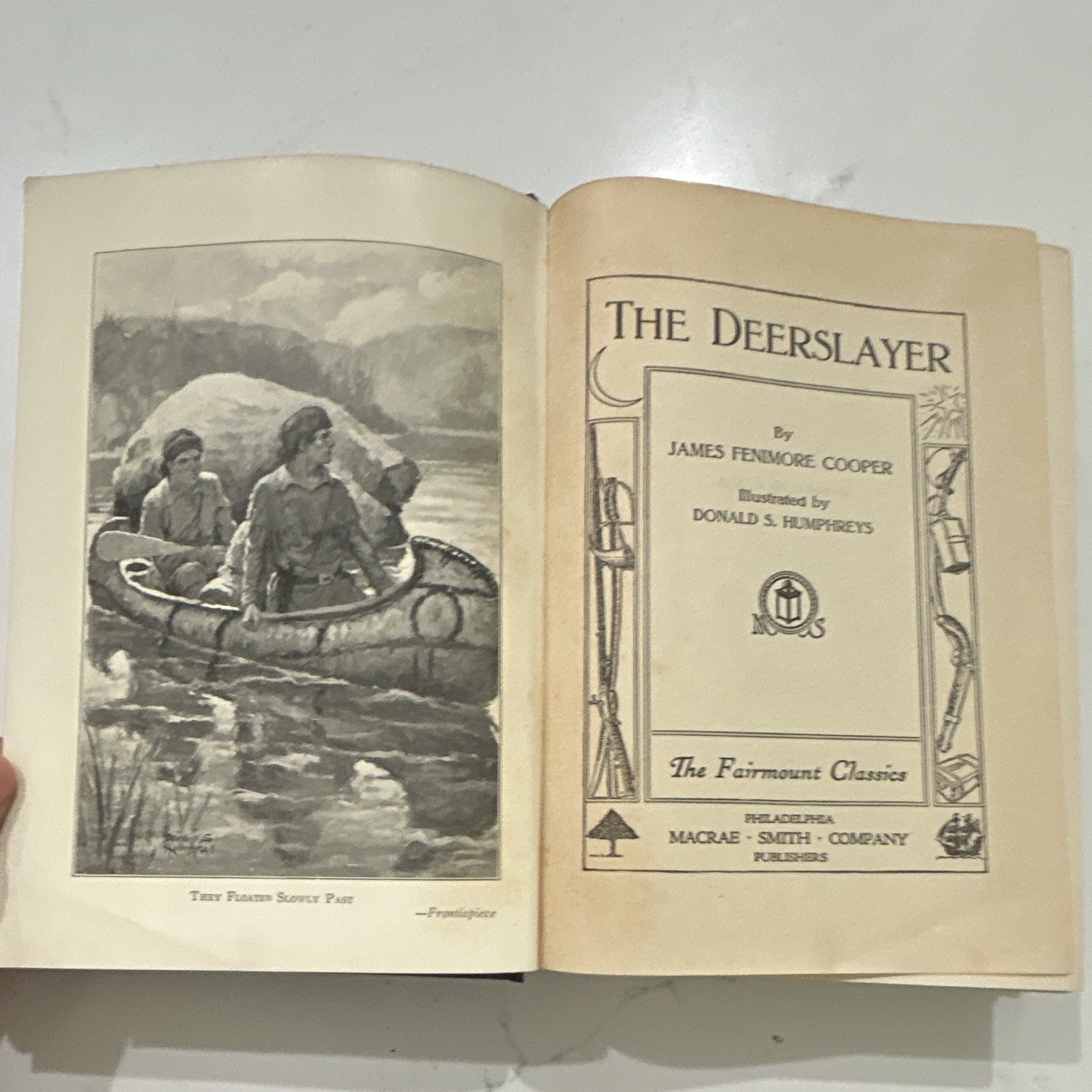 J. Fenimore Cooper The Deerslayer Hardcover Fiction Novel Action Adventure YA