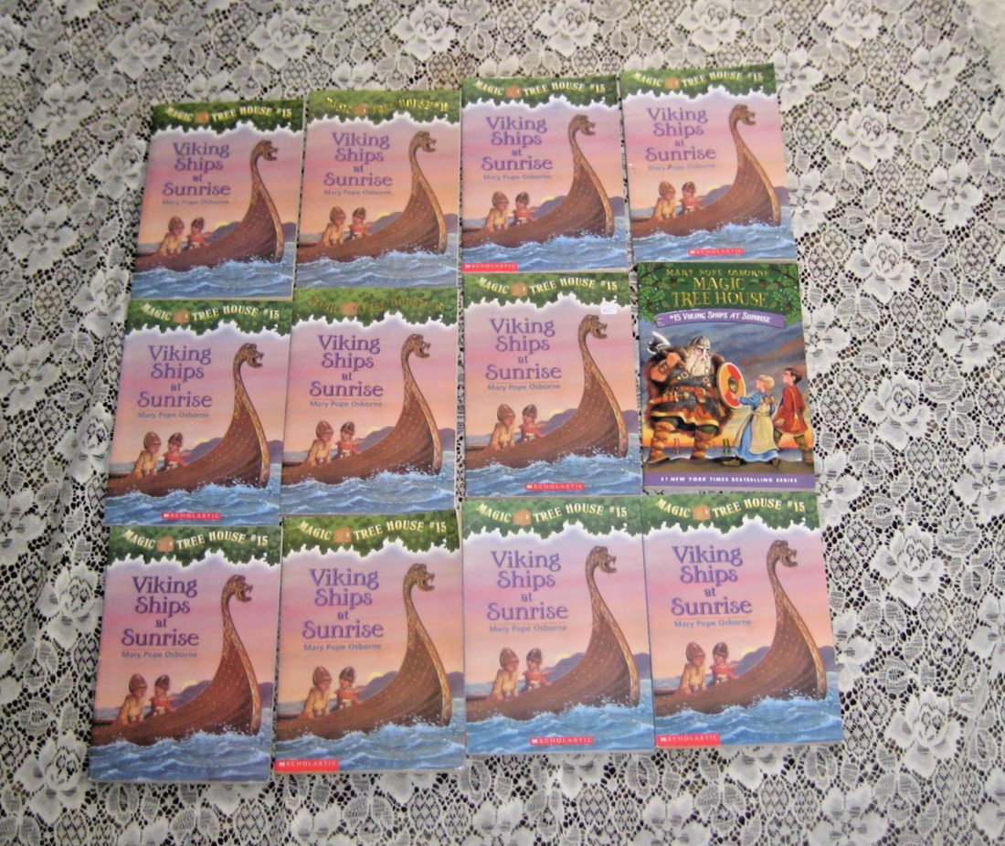 Lot 12 Magic Tree Hse Book #15 Viking Ships at Sunrise Guided Reading Class Set