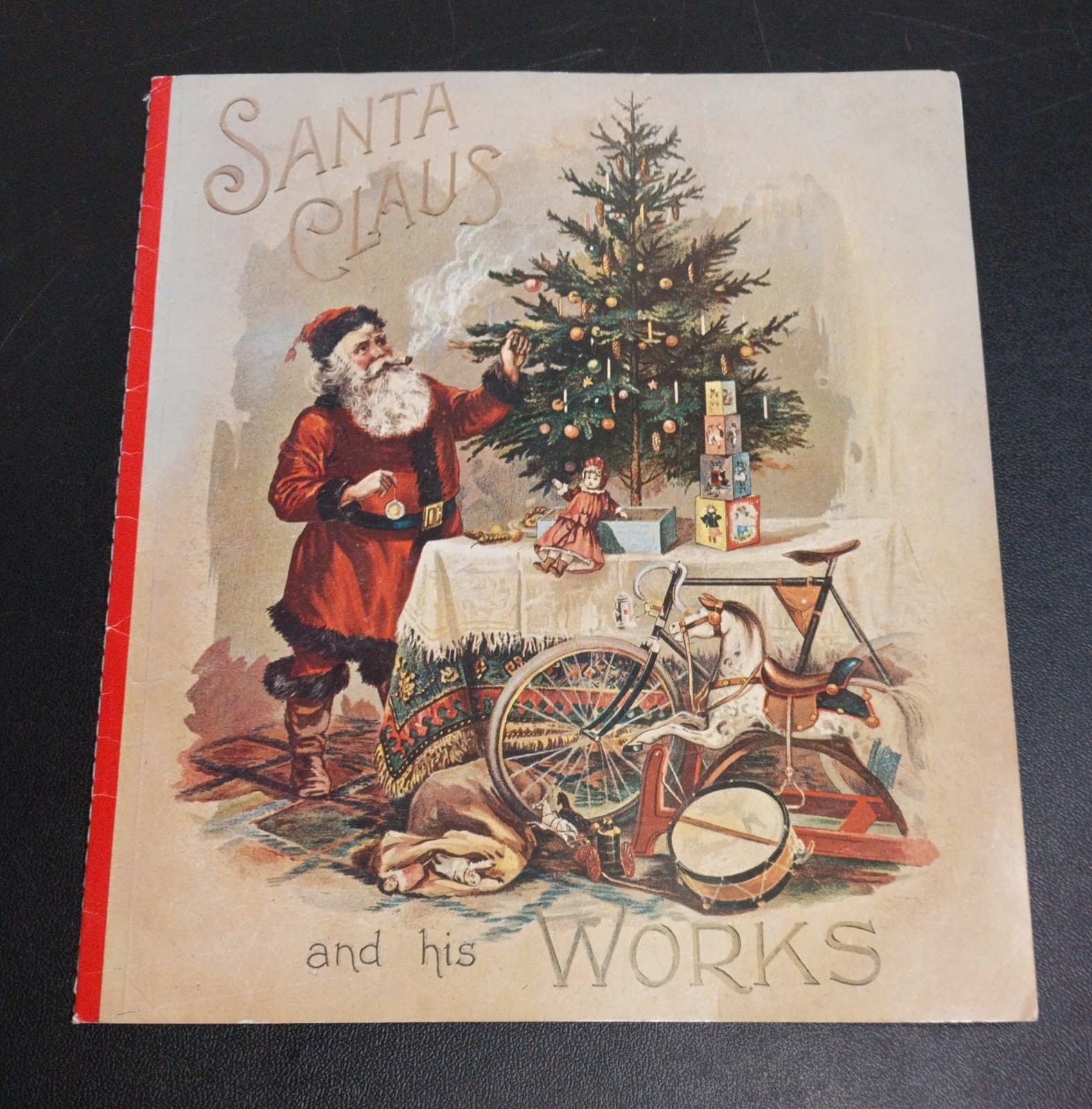 Santa Claus and His Works 1960’s Merrimack Publishing Printed In Hong Kong