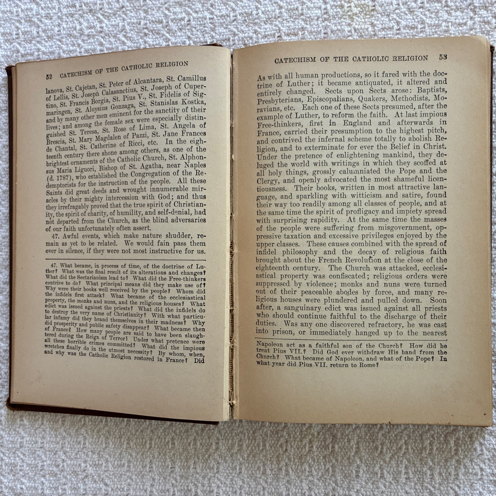 Complete Catechism Catholic Religion 1924 Hardcover Book Joseph Deharbe