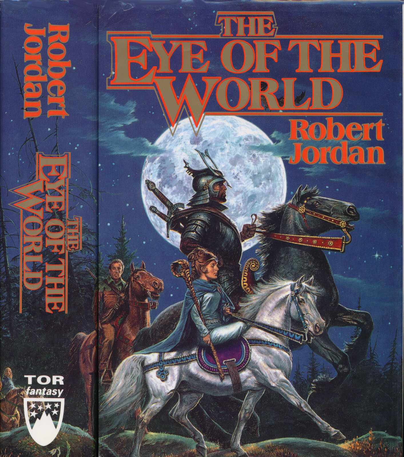 Eye of the World Wheel Time Book One Robert Jordan HC 1st Ed/17the print F-/F-