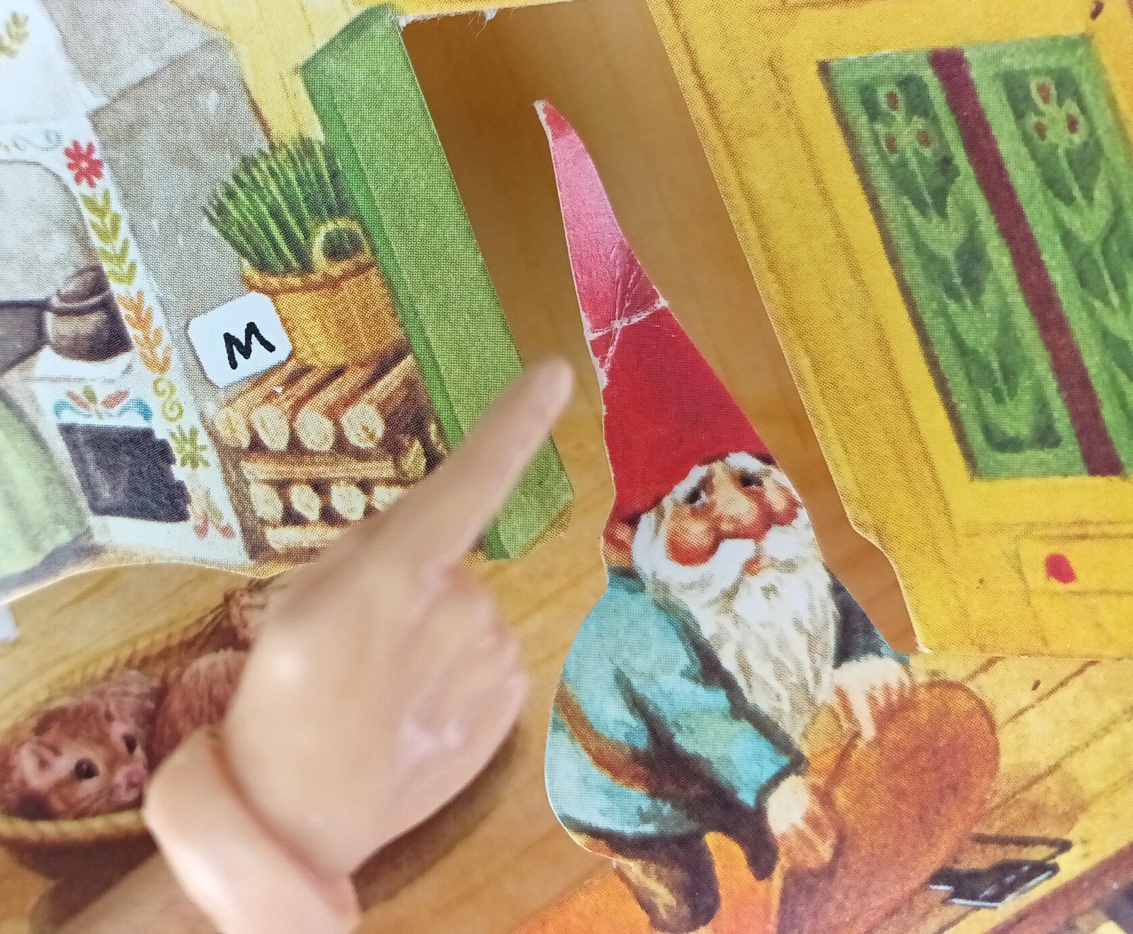 The Pop-Up Book of Gnomes ©1979 Vintage Abrams English Translation Cottagecore
