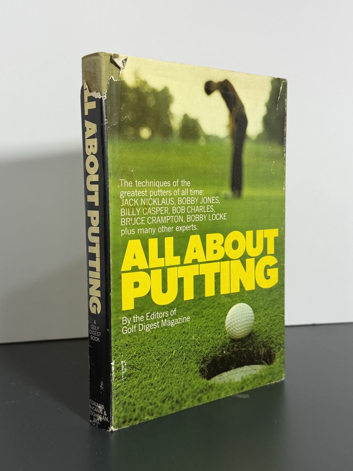All About Putting Golf Digest Magazine 1973 Hardcover Book Vintage Golf
