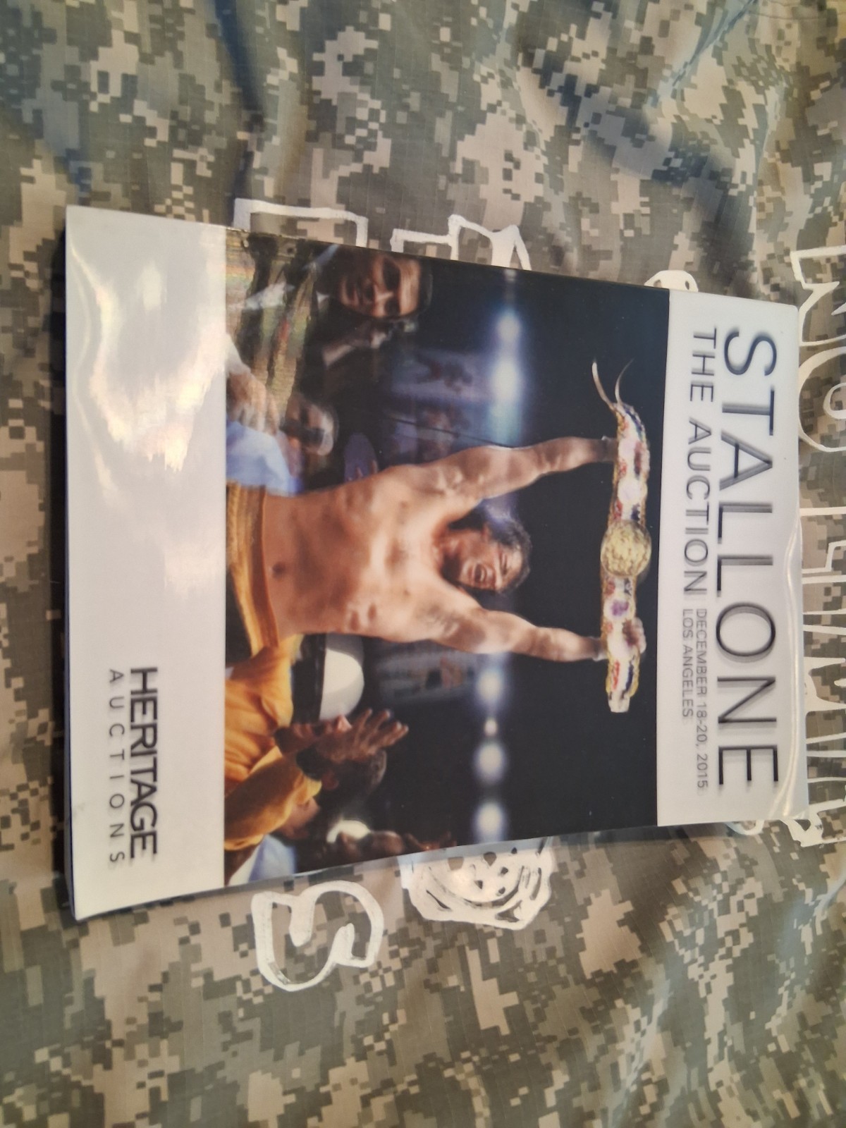 Stallone The Auction 12/18-20/2015 Heritage Auctions Super Rare Rocky Rambo