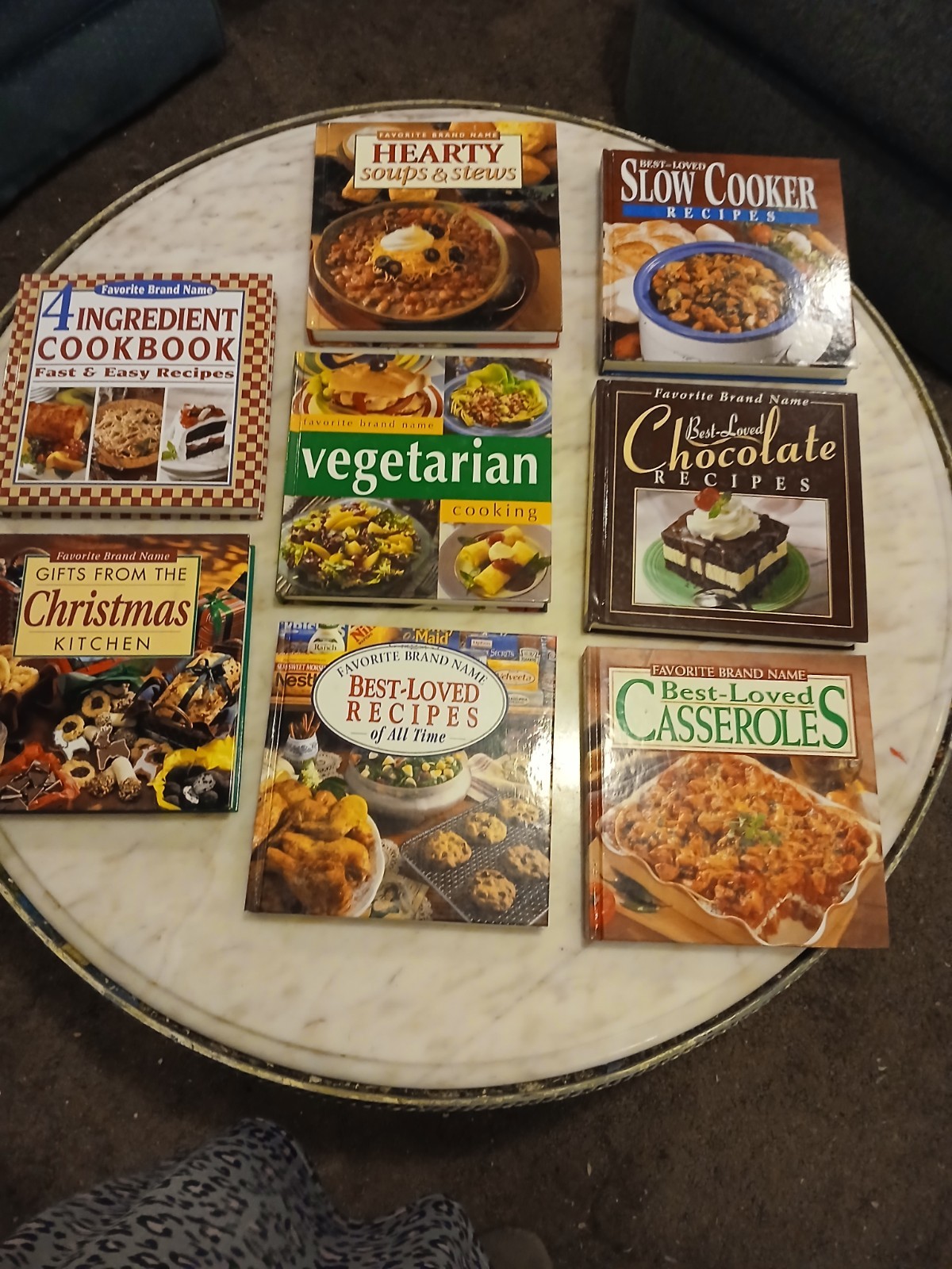 Lot Of 8 Best Loved Favorite Brand Name Cookbooks 1990s HC 384 Pages each ELNC