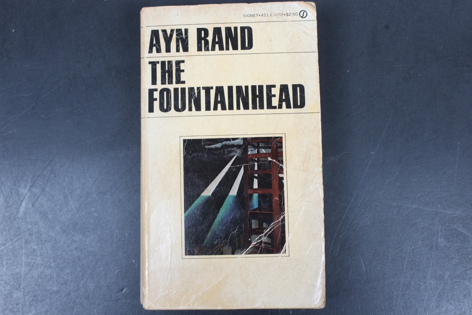 The Fountainhead Ayn Rand 1971 Paperback Novel Objectivism Signet