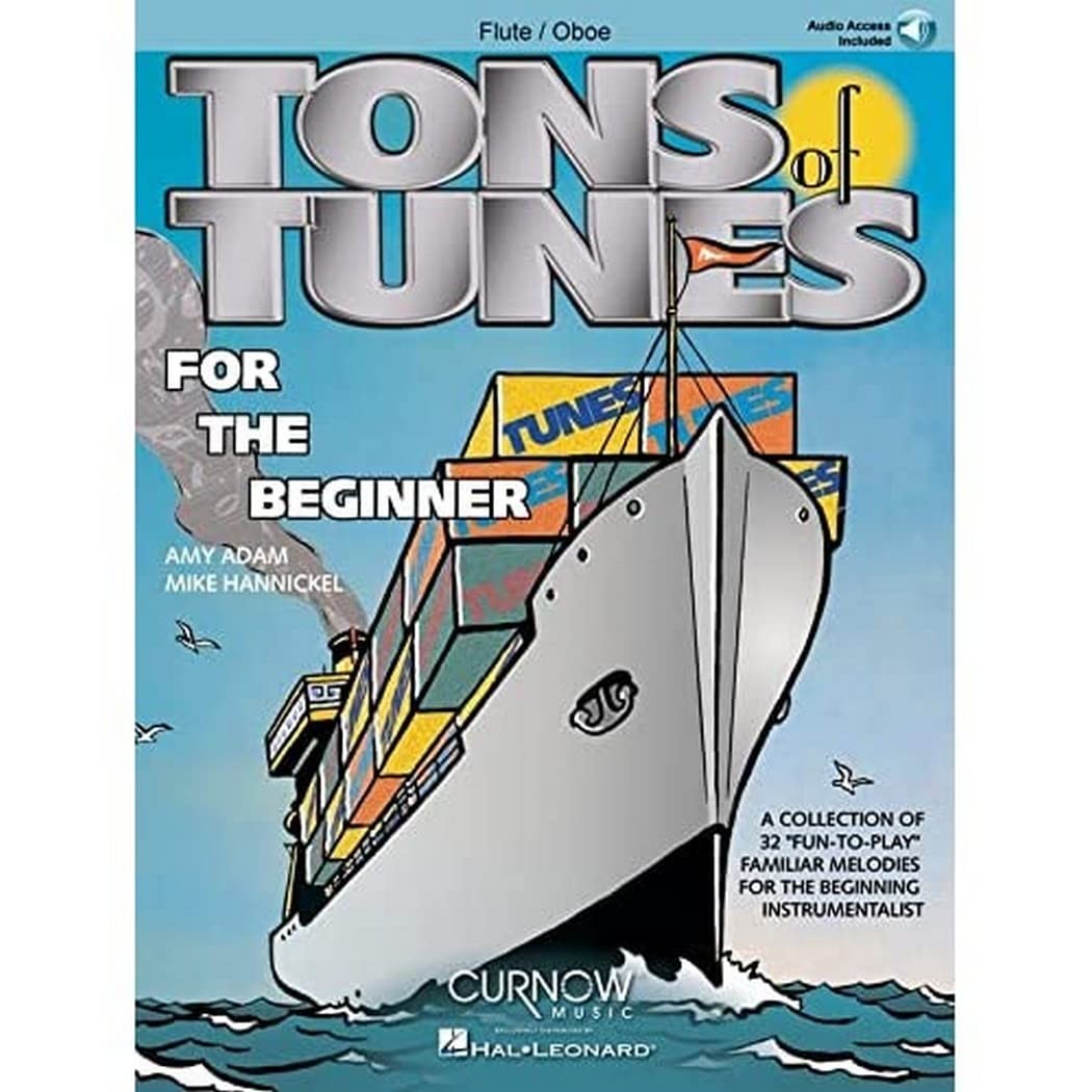 Tons of Tunes for the Beginner: Flute/Oboe/Violin – Grade 0.5 to 1 (Book/Onl…