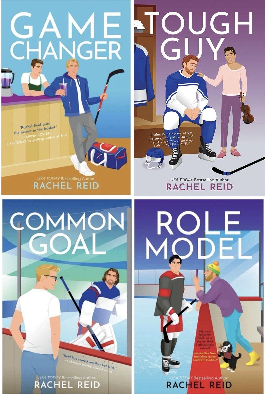 Game Changers (Rachel Reid) Book Series – Lot of 4