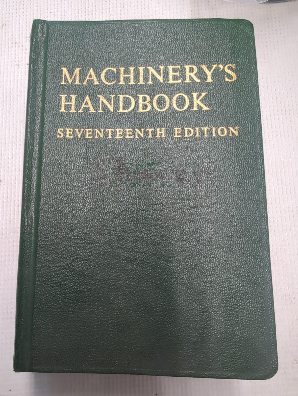 Machinery’s Handbook 17th Edition 5th Printing – 1966 Vintage