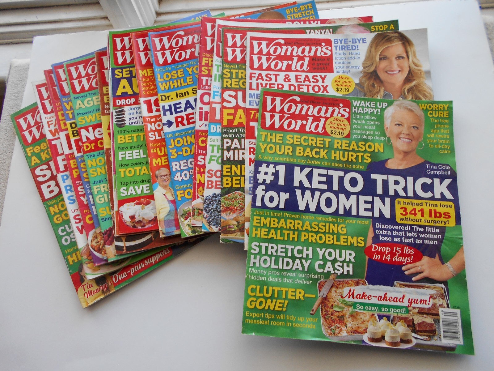 WOMAN’S WORLD Magazine LOT 15—DECEMBER 9,2019–NOVEMBER 8,2021–(#6)