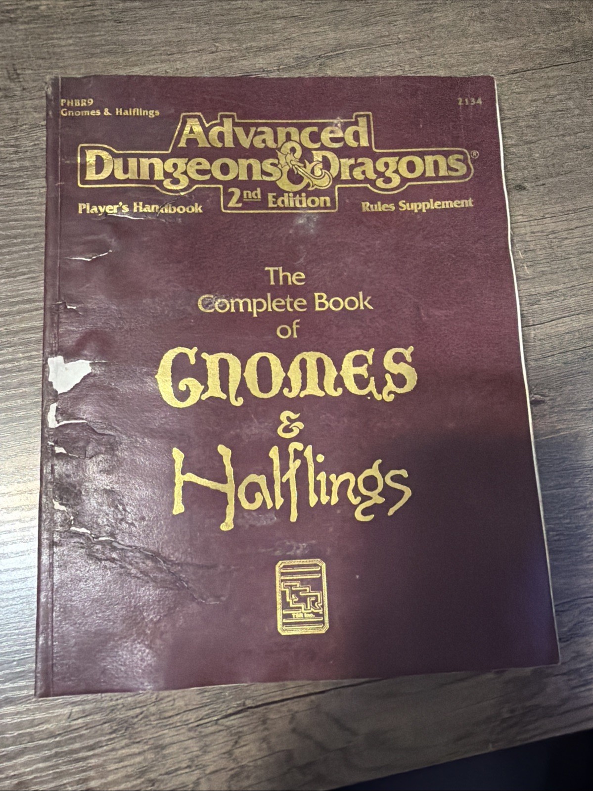 Complete Book of Gnomes & Halflings AD&D 2nd Edition 2134 (1993, Softcover)