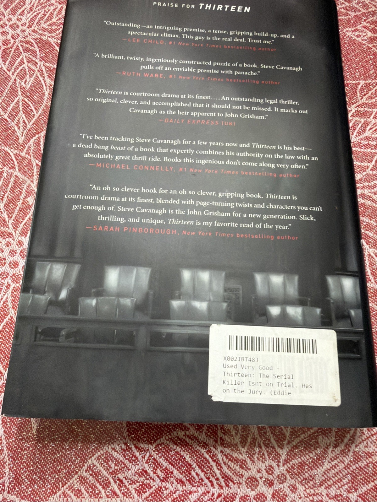 Thirteen: A Novel (Eddie Flynn) – Hardcover By Cavanagh, Steve – First Edition