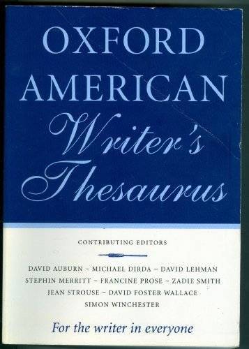 Oxford American Writer’s Thesaurus – Paperback – GOOD