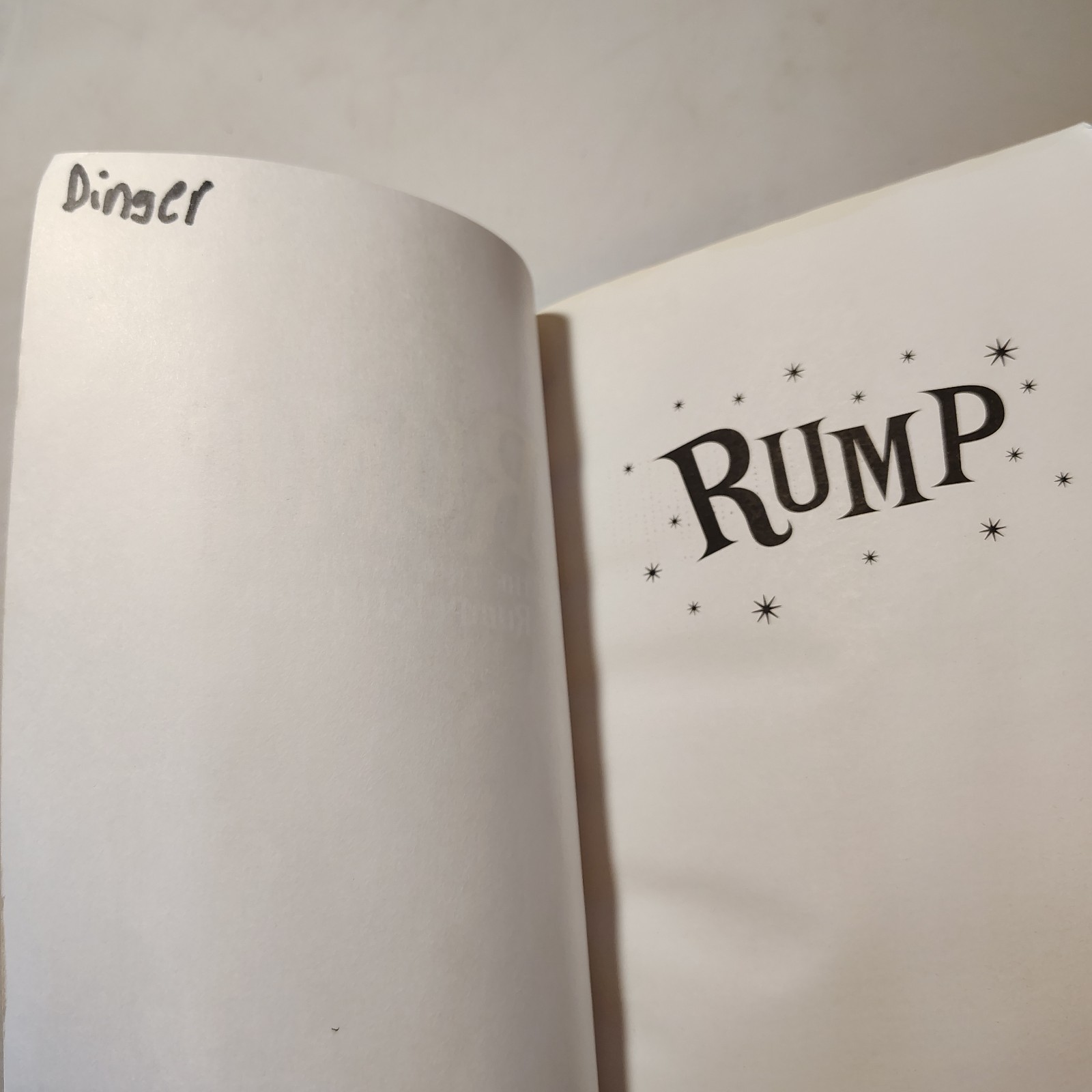Rump The True Story Of Rumpelstiltskin by Liesl Shurtliff PB Book 2013